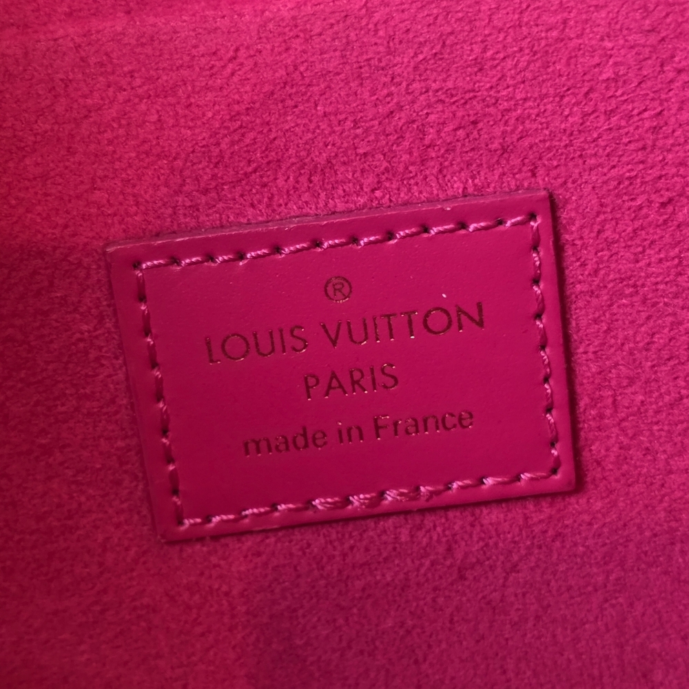 Louis Vuitton Limited Edition Felicie Pochette Red Epi Animal Print Bunny Bird - Picture 15 of 16